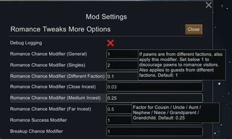 rimworld romance mod.